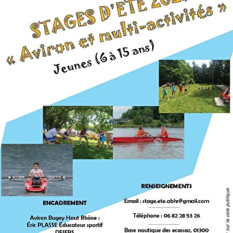 Stages d'été d'aviron et multi-activités - VIRIGNIN